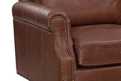 Shelley Chaps SWIVEL "Quick Ship" Traditional Top Grain Leather Pillow Back Chair