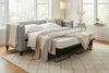Image of Sherwood 89 Inch Shelter Arm Queen Pull Out Sleeper Sofa