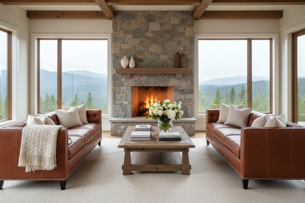 Sherwood 89 Inch Shelter Arm Tufted Sofa