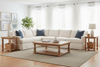 Image of Sierra Oversized Track Arm Comfort Slipcover Sectional Sofa