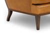 Image of Silas Transitional Leather Upholstered Accent Chair