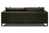 Image of Simon 90 Inch Modern European Leather Two Cushion Track Arm Sofa