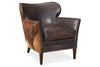 Image of Simpson "Ready To Ship" Leather Accent Chair