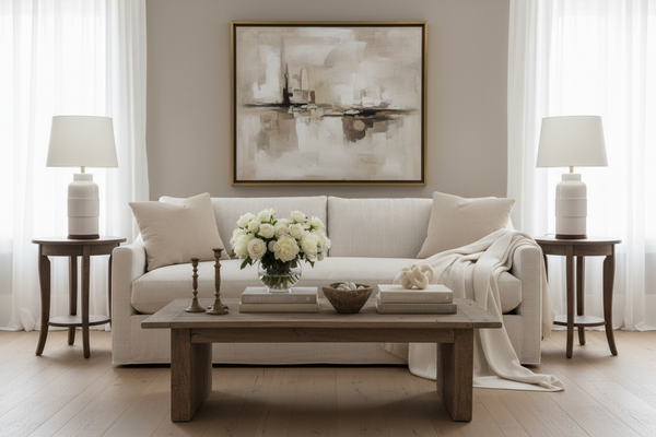 Skyler I 82 Inch Single Bench Cushion Fabric Slipcovered Sofa