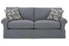 Image of Christine 78 Inch Slipcovered Full Size Apartment Sleeper Sofa