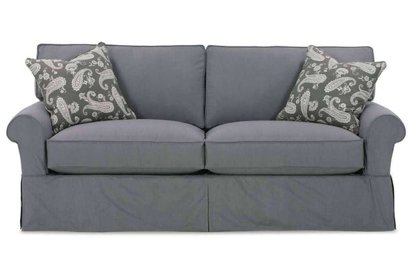 Bethany 78 Inch "Ready To Ship" Slipcovered Sofa And Extra Slipcover (Photo For Style Only)