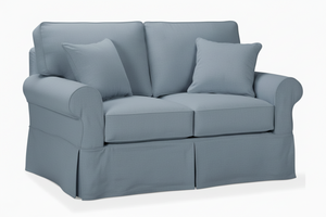 Bethany Slipcovered Loveseat 