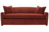 Image of Sloane 83 Inch Single Bench Seat Fabric Art Deco Sofa