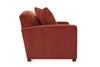 Image of Sloane 83 Inch Single Bench Seat Fabric Art Deco Sofa