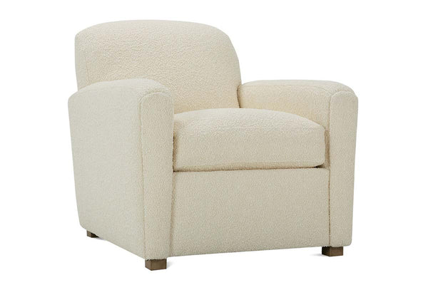 Sloane Classic Club Fabric Upholstered Accent Armchair