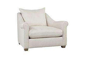 Tricia "Quick Ship" Over-Sized Fabric Chair -In Stock