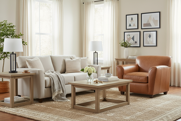 Soho Wing Arm Style Sofa Group