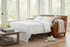 Image of Soho 82 Inch Leather Queen Sleep Sofa