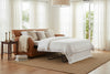 Image of Soho 82 Inch Leather Queen Sleep Sofa