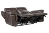 Image of Spencer Cocoa "Quick Ship" ZERO GRAVITY Wall Hugger Reclining Leather Living Room Furniture Collection