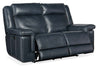 Image of Spencer Cobalt "Quick Ship" ZERO GRAVITY Wall Hugger Reclining Leather Living Room Furniture Collection