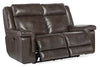 Image of Spencer Cocoa "Quick Ship" ZERO GRAVITY Wall Hugger Reclining Leather Living Room Furniture Collection