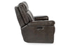 Image of Spencer Cocoa "Quick Ship" ZERO GRAVITY Wall Hugger Reclining Leather Living Room Furniture Collection