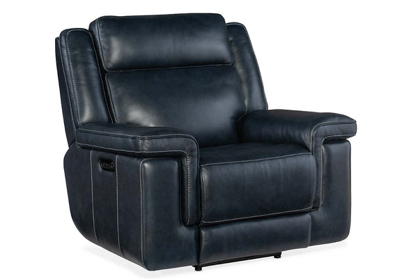 Spencer Cobalt "Quick Ship" ZERO GRAVITY Wall Hugger Reclining Leather Living Room Furniture Collection
