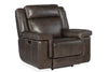 Image of Spencer Cocoa "Quick Ship" ZERO GRAVITY Wall Hugger Reclining Leather Living Room Furniture Collection