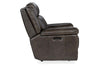 Image of Spencer Cocoa "Quick Ship" ZERO GRAVITY Wall Hugger Reclining Leather Living Room Furniture Collection