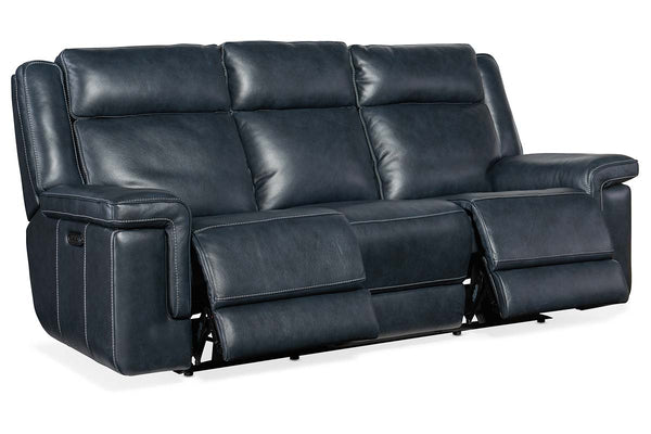 Spencer Cobalt "Quick Ship" ZERO GRAVITY Wall Hugger Reclining Leather Living Room Furniture Collection