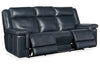 Image of Spencer Cobalt "Quick Ship" ZERO GRAVITY Wall Hugger Reclining Leather Living Room Furniture Collection