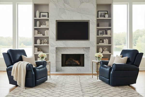 Stanley Night "Quick Ship" Power LIFT Recliner Chair (As Shown)