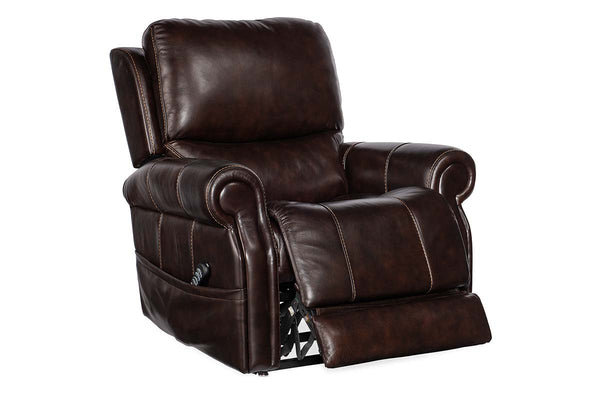 Stanley Walnut "Quick Ship" Power LIFT Recliner Chair (As Shown)