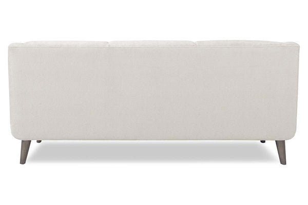 Sterling Modern 72 Inch 8-Way Hand Tied Three Seat Fabric Studio Sofa With Sloping Arms