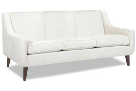 Sterling 82 Inch Modern 8-Way Hand Tied Contemporary Fabric Sofa With Sloping Track Arms