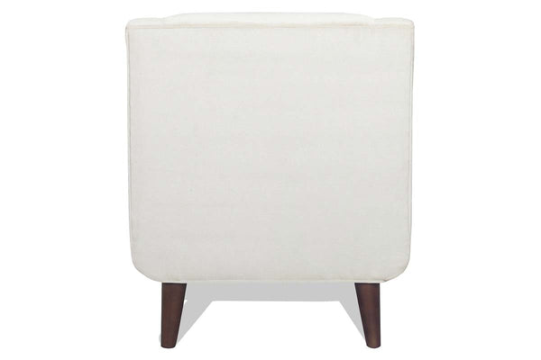 Sterling Modern 8-Way Hand Tied Contemporary Fabric Chair With Sloping Arms