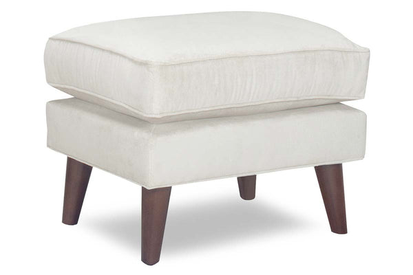 Sterling Modern Pillow Top Fabric Footstool Ottoman