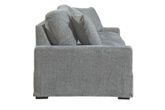 Tatum Mineral 87 Inch "Quick Ship" Slipcovered Sofa