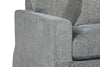 Image of Tatum Mineral Slipcovered **SWIVEL** "Quick Ship" Track Arm Fabric Armchair