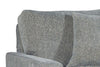 Image of Tatum Mineral Slipcovered **SWIVEL** "Quick Ship" Track Arm Fabric Armchair