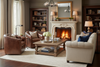 Image of Theodore Leather Tufted Swivel Accent Chair