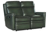 Image of Theron Portal "Quick Ship" ZERO GRAVITY Wall hugger Power Leather Reclining Loveseat