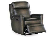 Theron Castle Leather "Quick Ship" Wall Hugger 2-Way Power Recliner