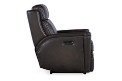 Theron Castle Leather "Quick Ship" Wall Hugger 2-Way Power Recliner