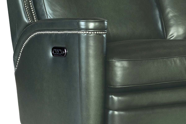 Theron Portal 79" Inch "Quick Ship" ZERO GRAVITY Wall Hugger Power Leather Reclining Sofa