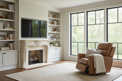 Torrence Fawn "Quick Ship" Power LIFT Recliner Chair (As Shown)