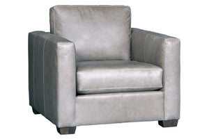 Townsend Track Arm Leather Club Chair