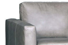 Townsend Track Arm Leather Club Chair