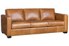 Image of Townsend 91 Inch Timeless Track Arm Leather Sofa