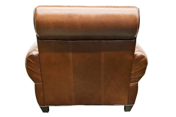 Tribeca Leather Vintage Style Recliner Chair - Luxurious Comfort With Vintage Charm