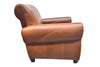 Image of Tribeca Rustic Tight Back Leather Club Chair