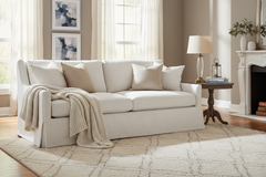 Trinity 87 Inch "Quick Ship" Sloping Track Arm Sofa