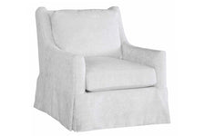 Trinity **SWIVEL** "Quick Ship" Sloping Track Arm Fabric Armchair - In Stock