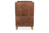 Image of Troy Taupe POWER Leather "Quick Ship" Small Scale Modern Recliner
